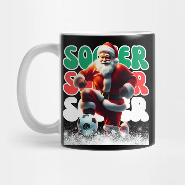 Soccer Christmas Tree Xmas Player Boys Girls Men Women by click2print